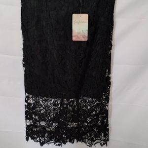 Juniors Lily White Brand Lace Midi Skirt. NWT XL